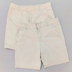 Stylus Wmn Boyfriend Shorts sz 10 KAHKI